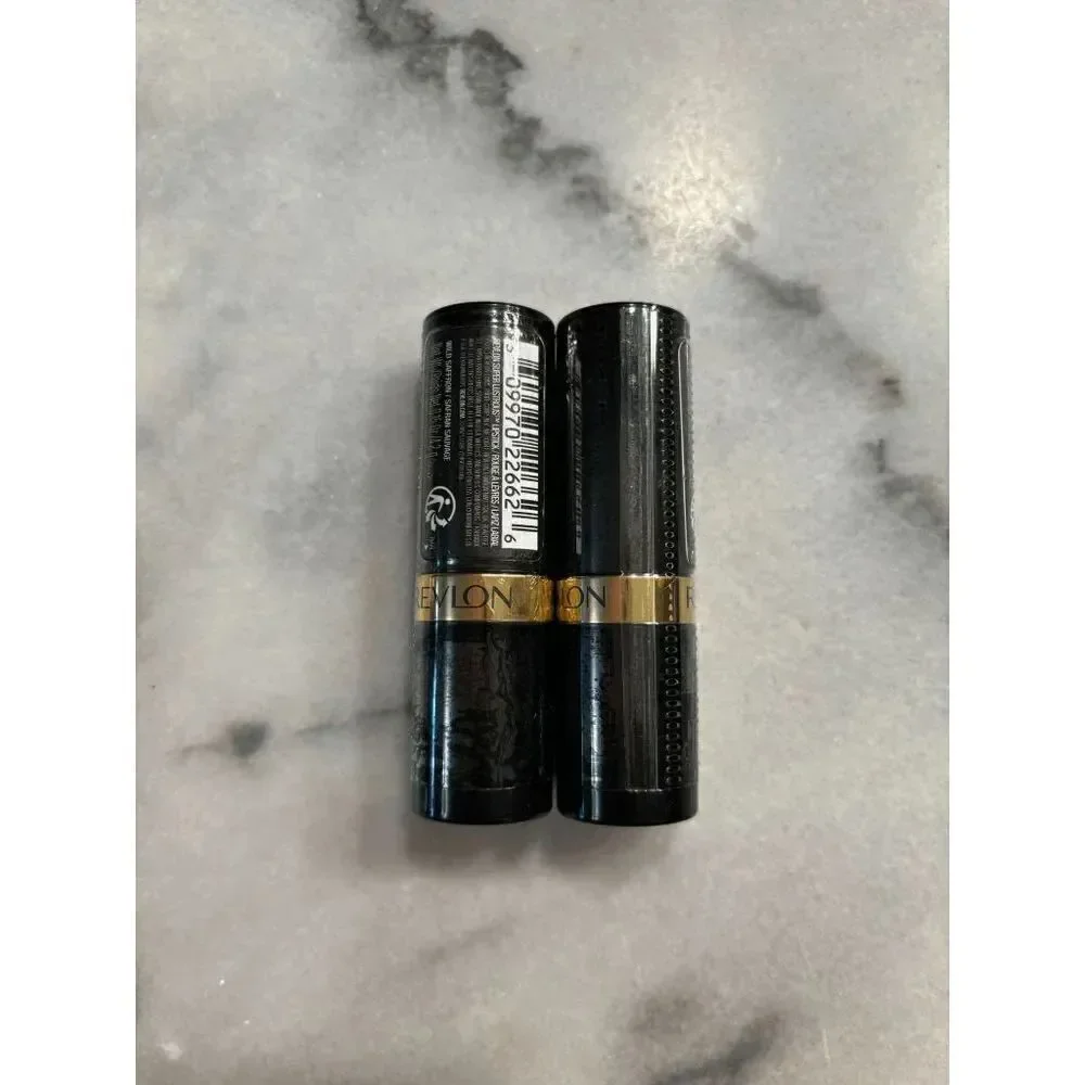 Revlon Super Lustrous Creme Lipsticks in 809 Wild Saffron Lot of 2